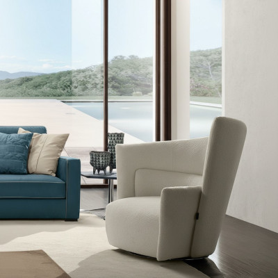 Armchair Seat Modern Design Living Room White Italian Style Luxury Prianera New