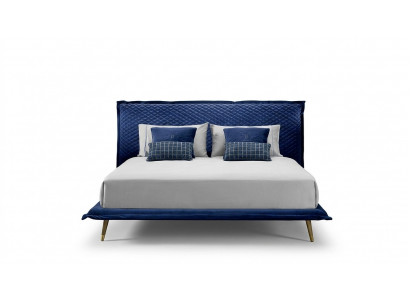 Double bed beds bed frame bed wood bedroom blue classic Prianera new