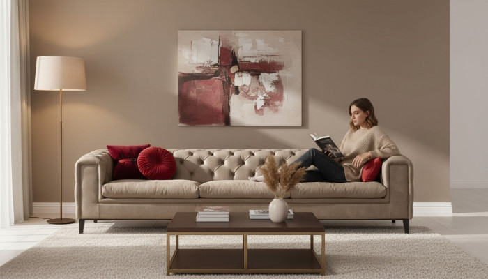 Sofa 4-seater leather sofas luxury designer couch new sofa luxury Chesterfield new