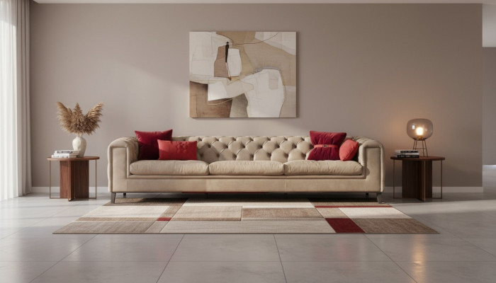 Sofa 4-seater leather sofas luxury designer couch new sofa luxury Chesterfield new
