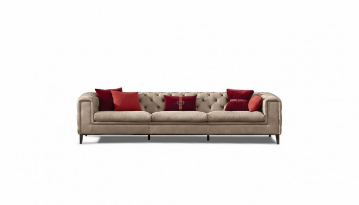 Sofa 4-seater leather sofas luxury designer couch new sofa luxury Chesterfield new