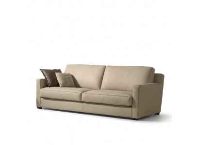 Design textile 3-seater gray couch elegant sofa padding Prianera living room