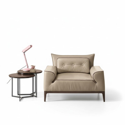 Chair Seat Modern Design Modern Leather Armchair Relax Style Luxury Furniture New
