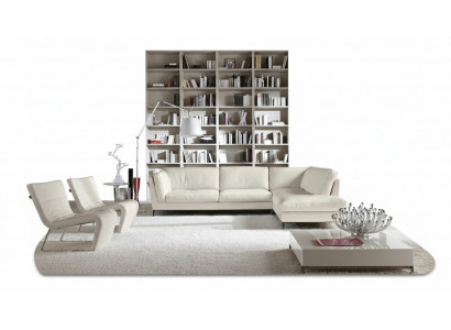 Prianera Couch Sectional Sofa Living Room Design Leather Modern L-Shape