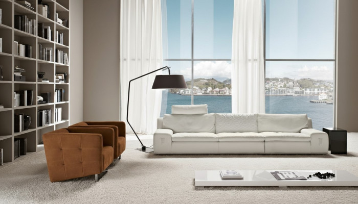 4-seater luxury designer sofa luxury upholstered sofas Italian furniture