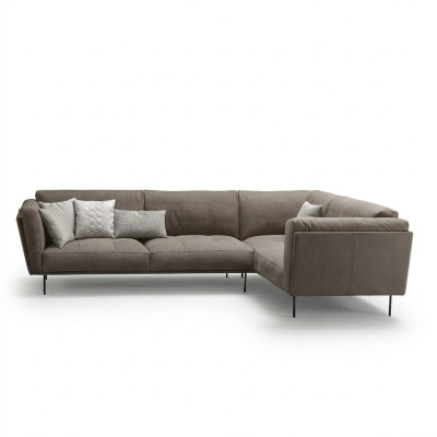 Fabric sectional L-shaped sofa, sofa couch design, upholstery textile, luxury couches