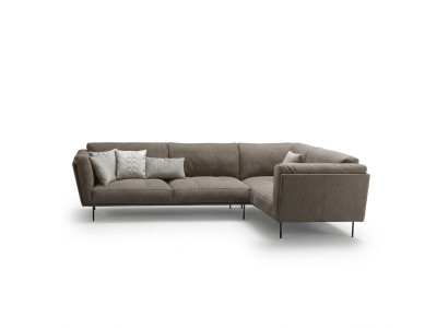 Fabric sectional L-shaped sofa, sofa couch design, upholstery textile, luxury couches