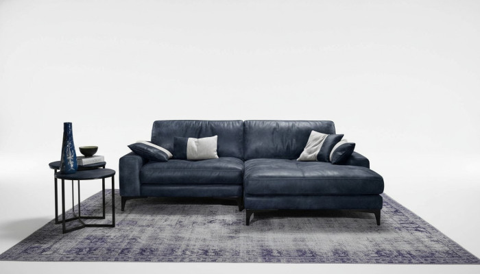 Sectional sofa, sofa, living room sofas, leather, luxury, L-shape, style, modern furniture, blue, new