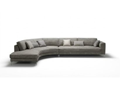 Design L Shape Leather Gray Luxury Couches New Corner Sofa Couch Sofas Living Landscape