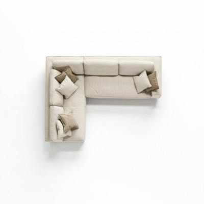 Living room corner sofa L-shape modern white design sofas new