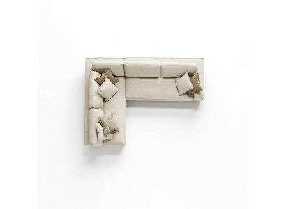 Living room corner sofa L-shape modern white design sofas new