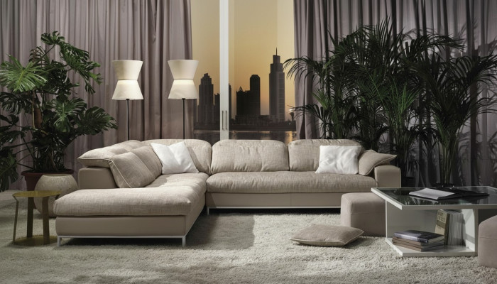 Design corner sofa L-shape modern sofas textile couch living room modern sofa new