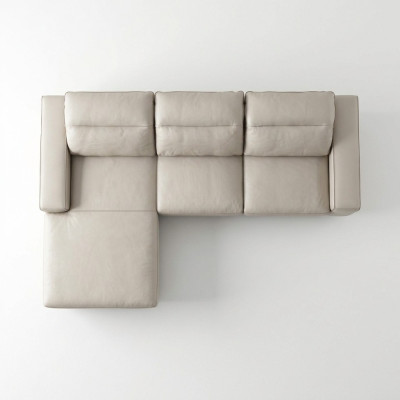 Design corner sofa L-shape couch upholstery leather sofas luxury living room sofa