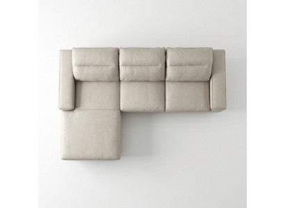Design corner sofa L-shape couch upholstery leather sofas luxury living room sofa