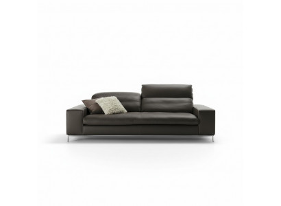 Modern sofa 2 seat luxury leather sofas loveseat living room design Prianera couch