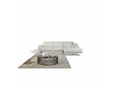 Sectional sofa L-shape luxury living room furniture sofa design white Italian furniture new