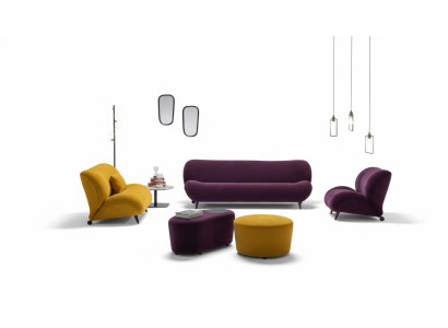 Modern Sofa Set 3+2 Seater Armchair x2 Stool Designer Couch Set Stylish Living Room Furniture