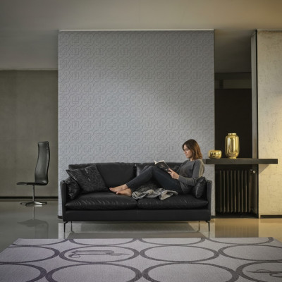 Sofa 3 Seat Sofas Seating Design Couch Three-Seater Luxury Furniture Style Leather Prianera