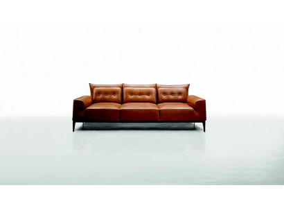 Three-seater sofa, 3-seater sofas, luxury seating, leather Prianera style couches, furniture