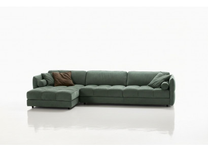 Sectional sofa textile sofa upholstery corner modern couch living room L-shape design