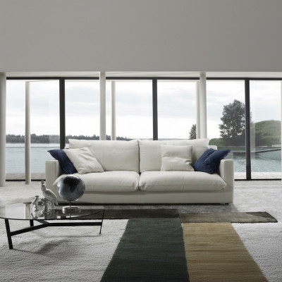 Three-seater luxury sofa 3-seat sofas seating leather design couch furniture style Prianera