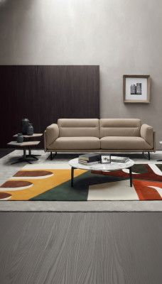Luxury three-seater sofa 3-seat sofas modern furniture couches beige couch