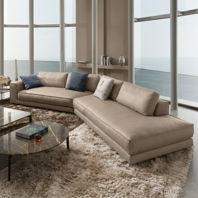 Leather sofa, corner sofa, couch, Prianera sofa, couches, Italian furniture, sofas