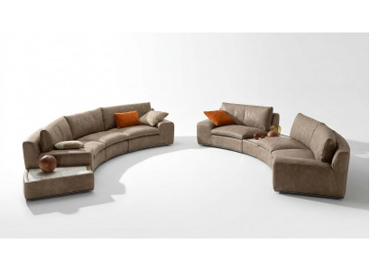 Villa Round Couch Design Living Landscape Round Sofa Couches Furniture Corner Sofa