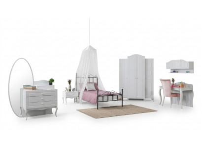 Bett Nachttisch Kommode 6 tlg.Schlafzimmer Modern Luxus Schlafzimmer