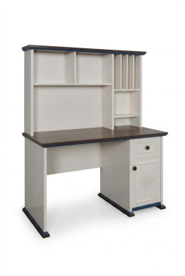 Desk luxury table desks shelf cabinet wood furniture tables
