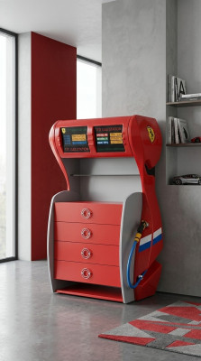 Dresser with drawers gas station children's room dressers furniture wood room
