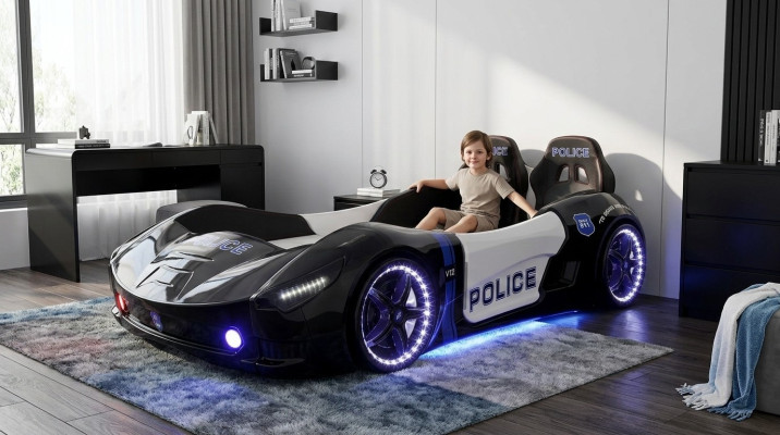 Race car bed mattress children's bed car bed children's room furniture