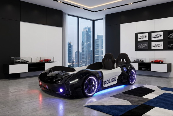 Race car bed mattress children's bed car bed children's room furniture