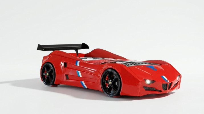 Race car bed children's bed car bed children's room beds furniture red