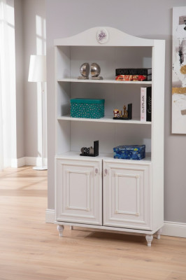 Design Royal Bookcase Bookshelf Youth Room Furniture Design White