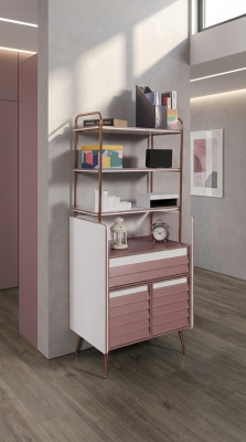 Bookshelf Multipurpose Youth Room Cabinet Wood Furniture Shelves