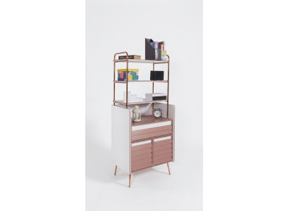 Bookshelf Multipurpose Youth Room Cabinet Wood Furniture Shelves