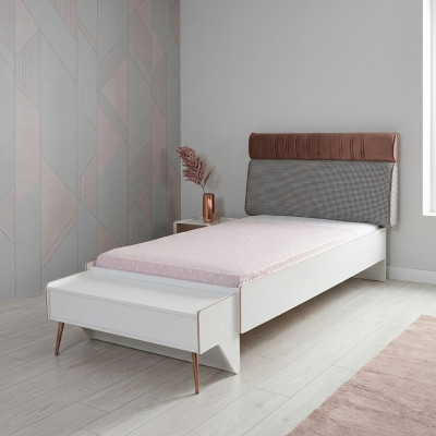 Design beds, children's bed, youth room, bed, children's bed, furniture, wood, white.
