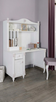 Desk, youth, children's room, wood, furniture, design, white, table, country house.