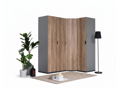 Wardrobe Youth Room Brown Cabinets Furniture Design New Bedroom