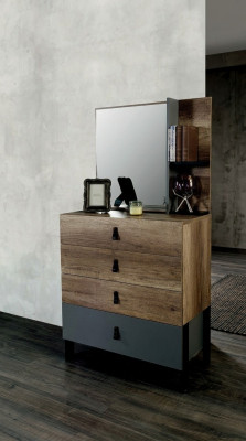 Dresser with Mirror Wood Modern Luxury Design Youth Room Dressers