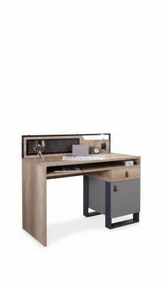 Desk Brown Table Bedroom Youth Room Wood Furniture 131x63x109cm