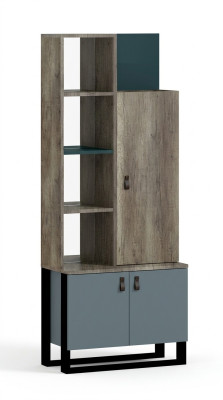 Bookshelf Wooden Cabinet Youth Room Shelf Furniture Modern Design New