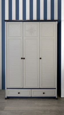 Wardrobe Wooden Cabinet Bedroom Youth Children Furniture Wood New