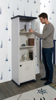 Regal Wardrobe Bookshelf for Children's Room Teen Room White New