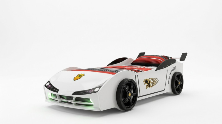 Race car bed mattress children's car bed children's room furniture
