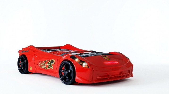Kids' room bed children's bed design race car bed with mattress