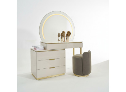 Makeup table set console mirror bedroom furniture design stool set new
