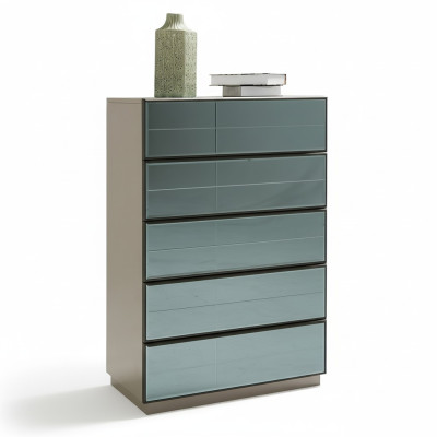 Mirror front dresser cabinet gray tall cabinet mirror sideboard luxury design