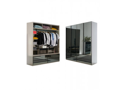 Wardrobe closet glass cabinet bedroom wood modern cabinets furniture new